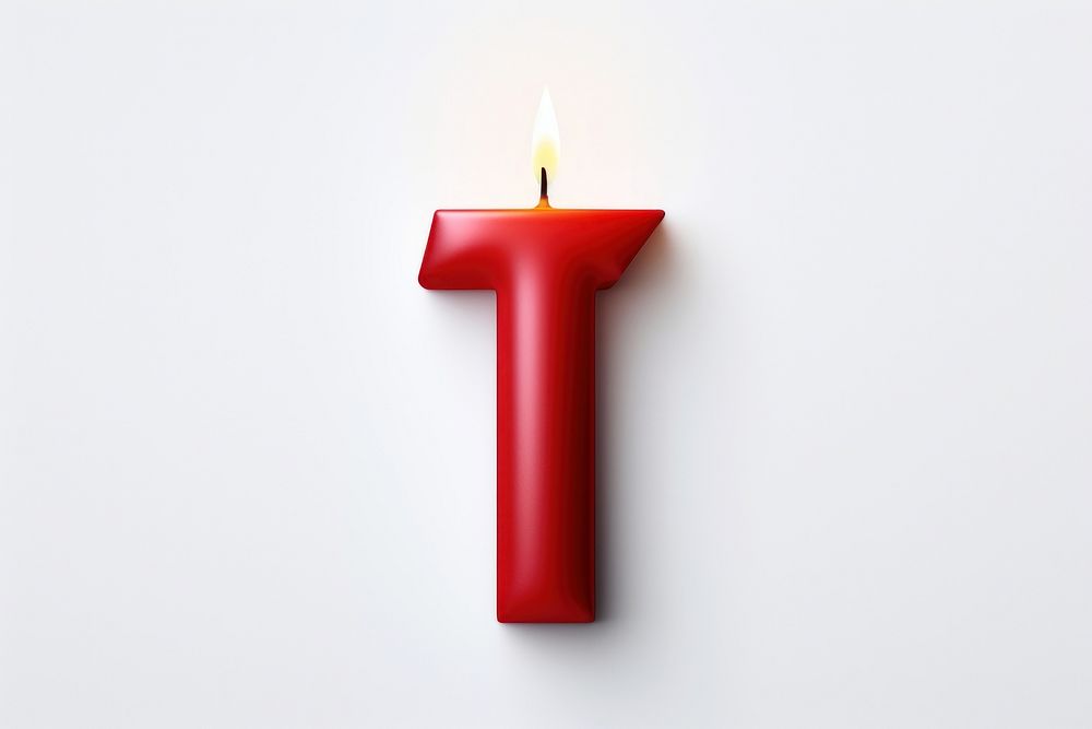 Candle fire white background illuminated. AI generated Image by rawpixel.