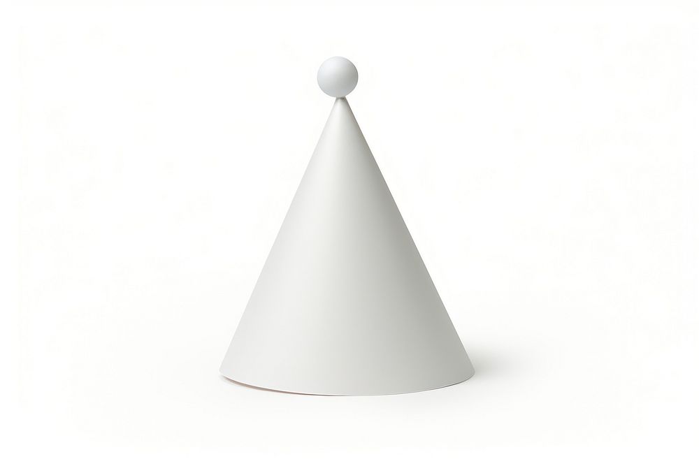 A party hat white white background celebration. AI generated Image by rawpixel.