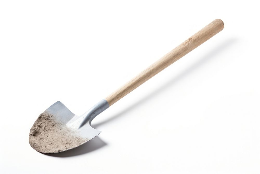 A Shovel shovel tool white background. AI generated Image by rawpixel.