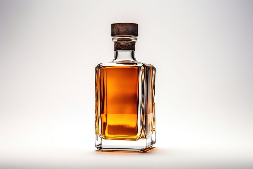 Bottle of whiskey perfume whisky drink. AI generated Image by rawpixel.