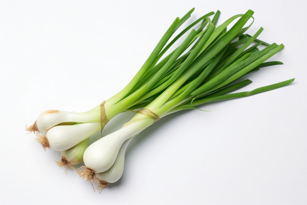 Japanese Scallion vegetable plant food. AI generated Image by rawpixel.