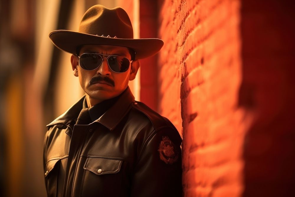 Mexican policeman glasses adult architecture. | Free Photo - rawpixel