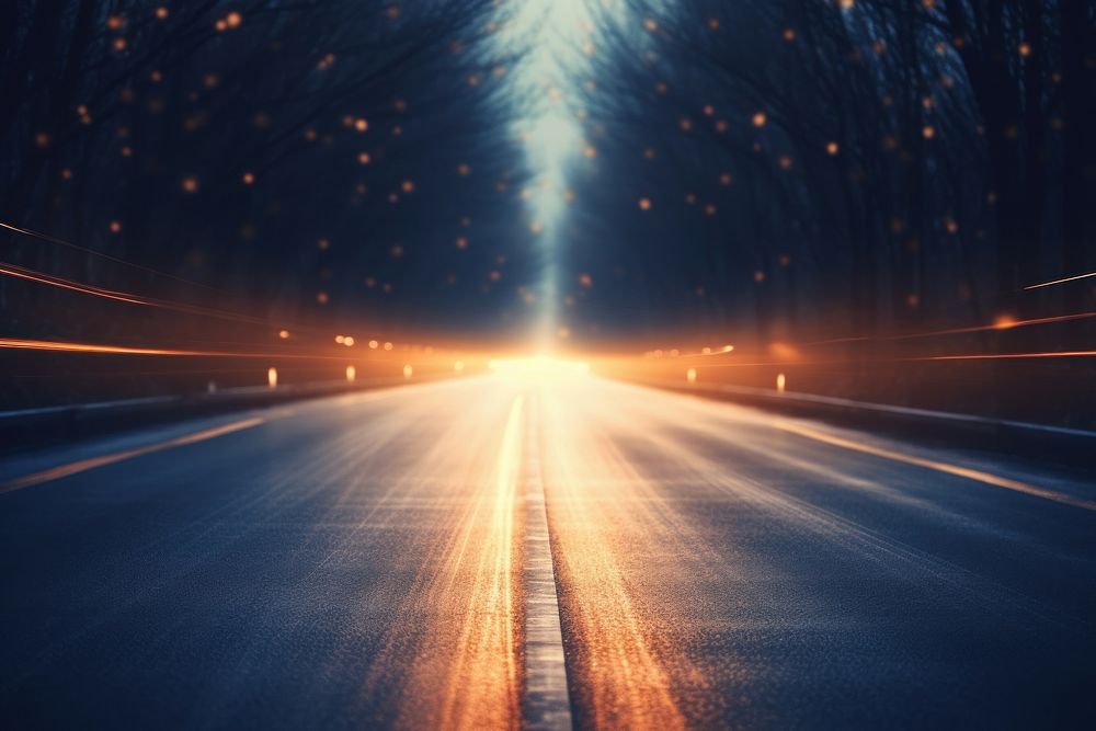 Road road backgrounds lighting. AI generated Image by rawpixel.