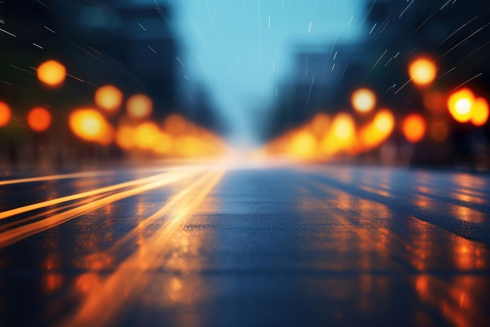 Road road backgrounds lighting. AI generated Image by rawpixel.