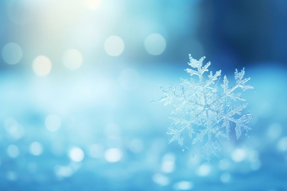 Snowflake snowflake backgrounds outdoors. AI generated Image by rawpixel.