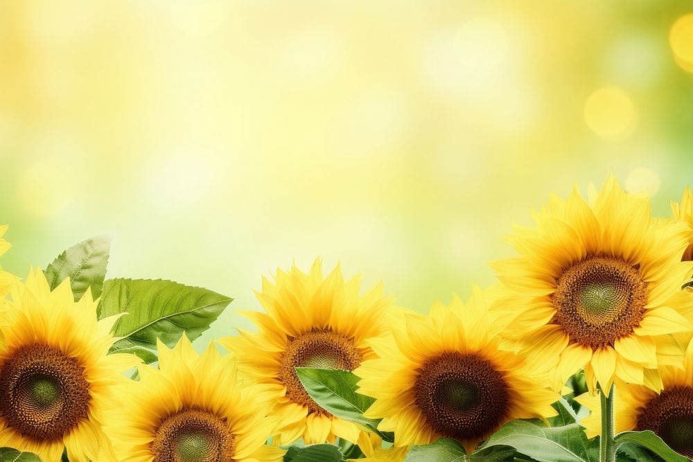 Sunflower background backgrounds outdoors nature. AI generated Image by rawpixel.