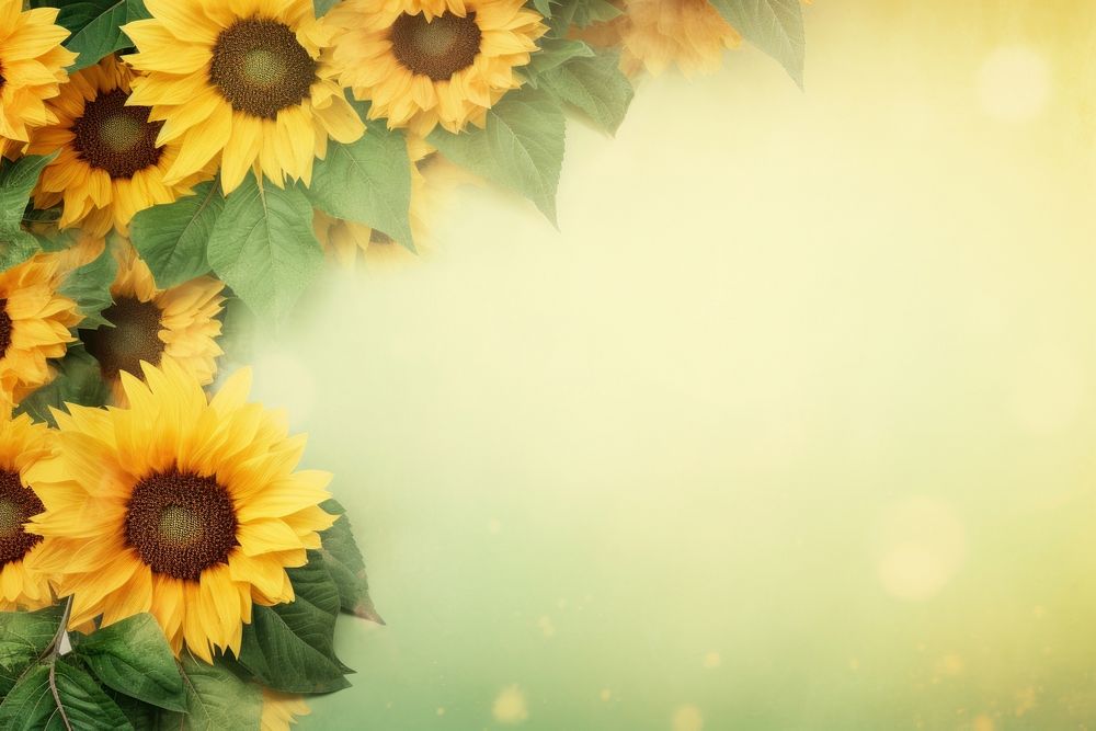 Sunflower background backgrounds outdoors nature. | Free Photo - rawpixel