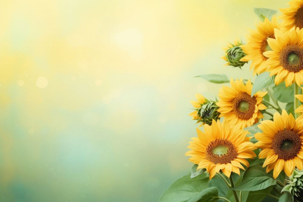 Sunflower background backgrounds outdoors nature. AI generated Image by rawpixel.