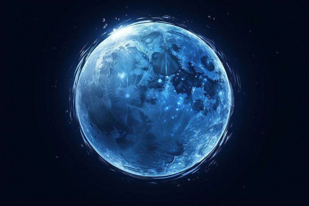 Moon moon astronomy space. AI generated Image by rawpixel.