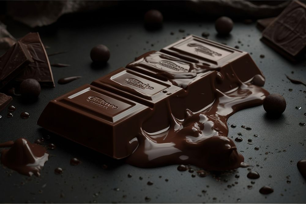 Chocolate chocolate dessert food. AI generated Image by rawpixel.