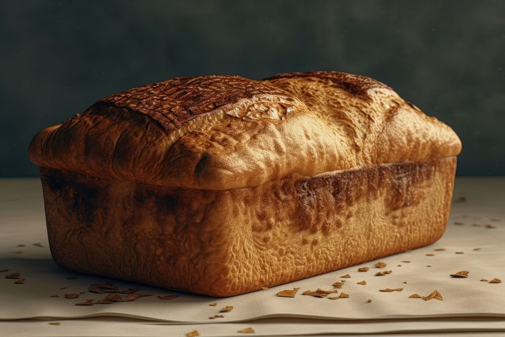Bread bread food sourdough. AI generated Image by rawpixel.
