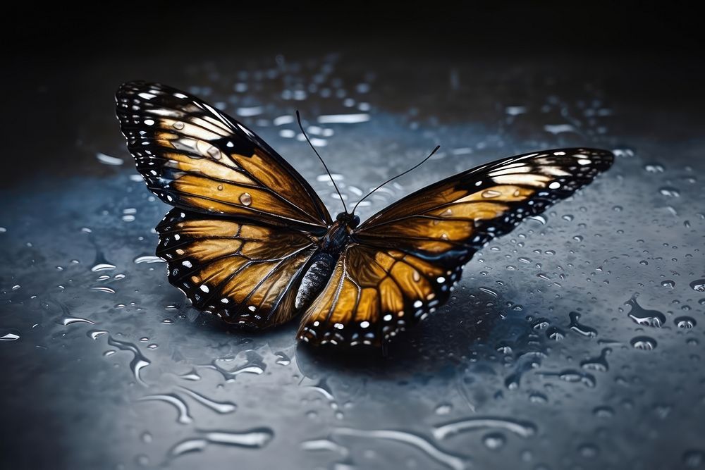 Butterfly butterfly animal insect. AI generated Image by rawpixel.