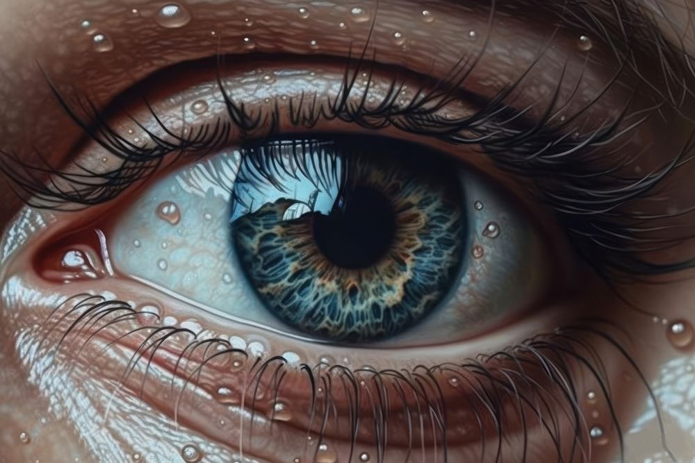 Eye eye backgrounds portrait. AI generated Image by rawpixel.
