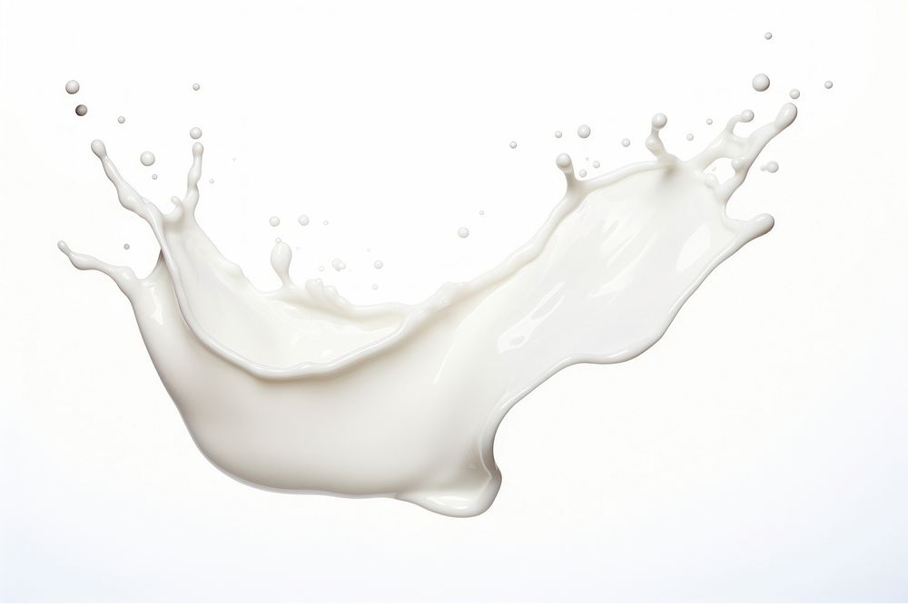 Milk splash white white background splattered. AI generated Image by rawpixel.