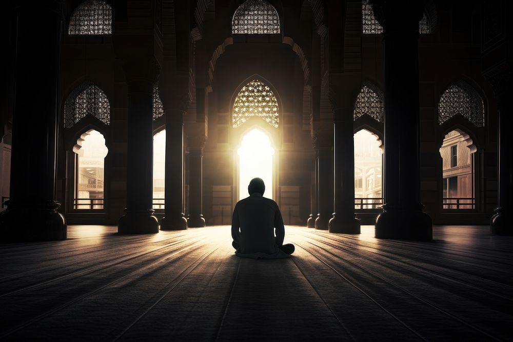 Mosque architecture building praying. AI generated Image by rawpixel.