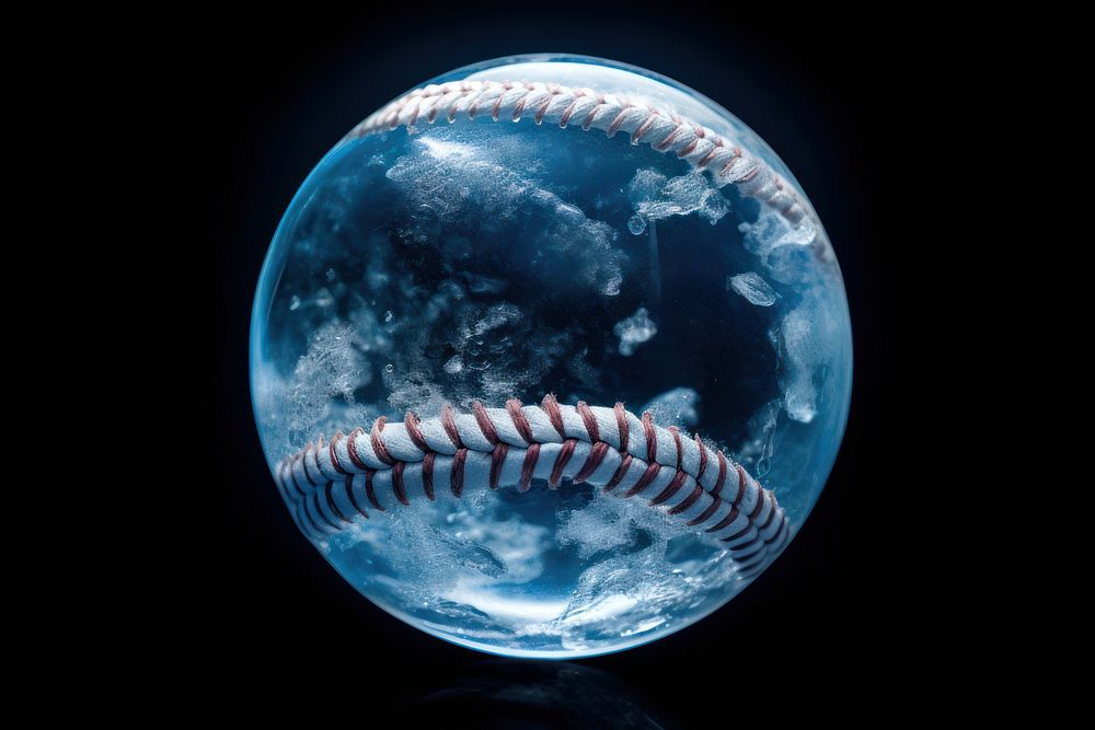 Baseball astronomy baseball outdoors. AI generated Image by rawpixel.