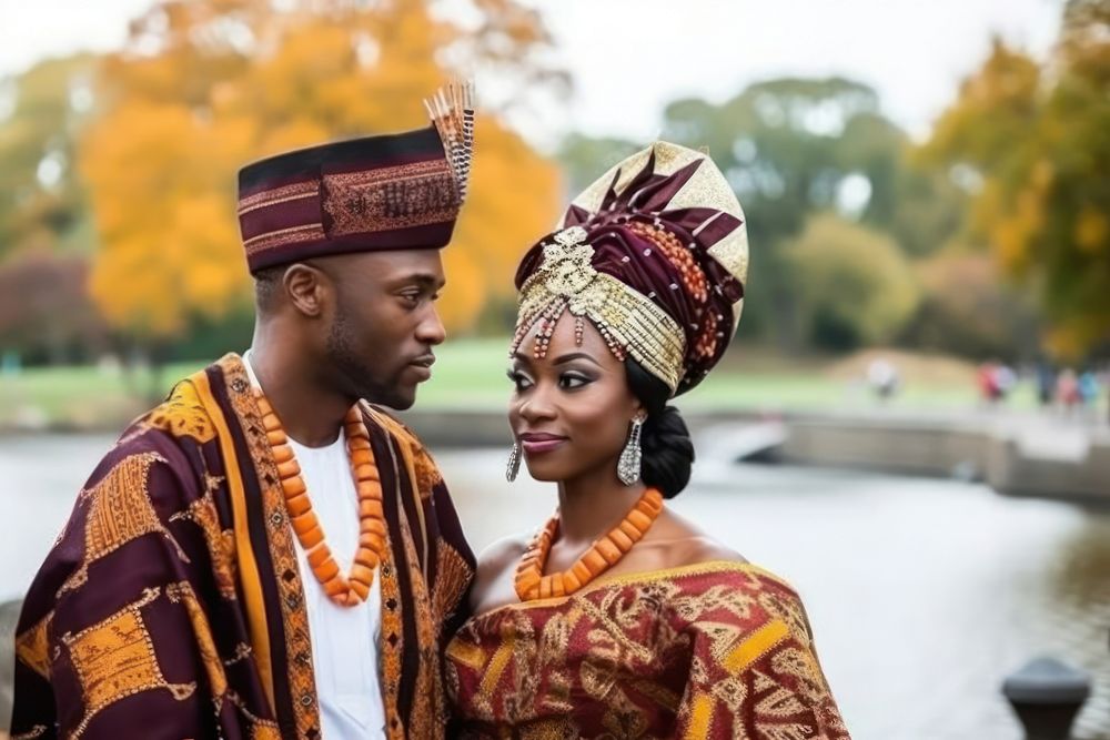 African wedding ceremony jewelry. AI generated Image by rawpixel.
