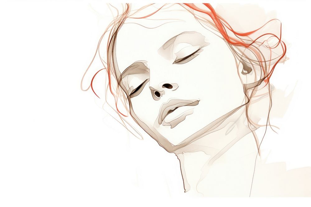 One women drawing sketch art. AI generated Image by rawpixel.
