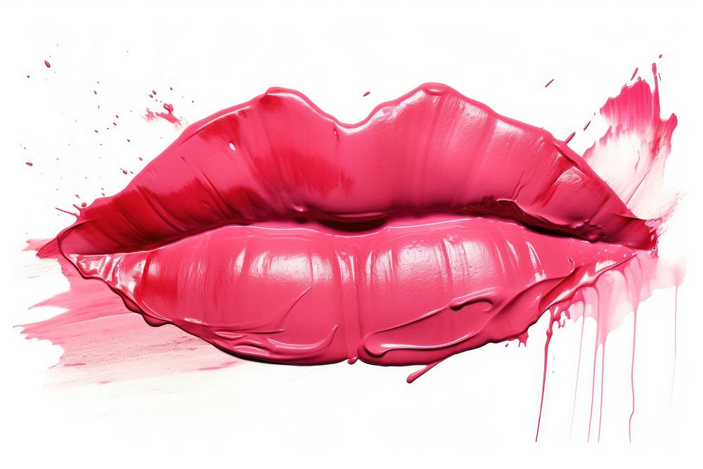 Lipstick lipstick drawing art. AI generated Image by rawpixel.