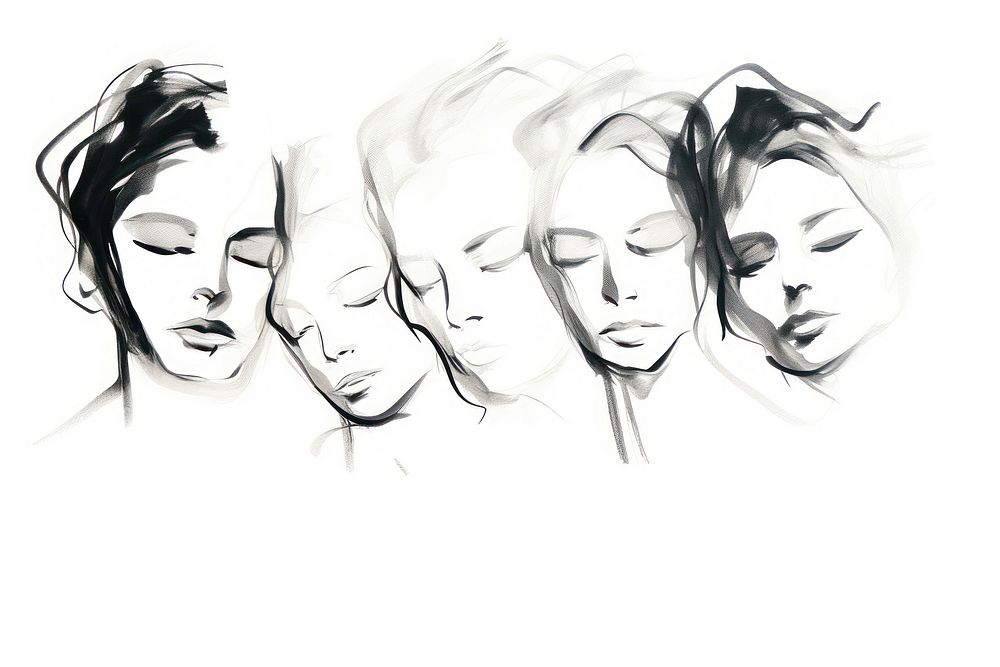 Women drawing sketch adult. AI generated Image by rawpixel.