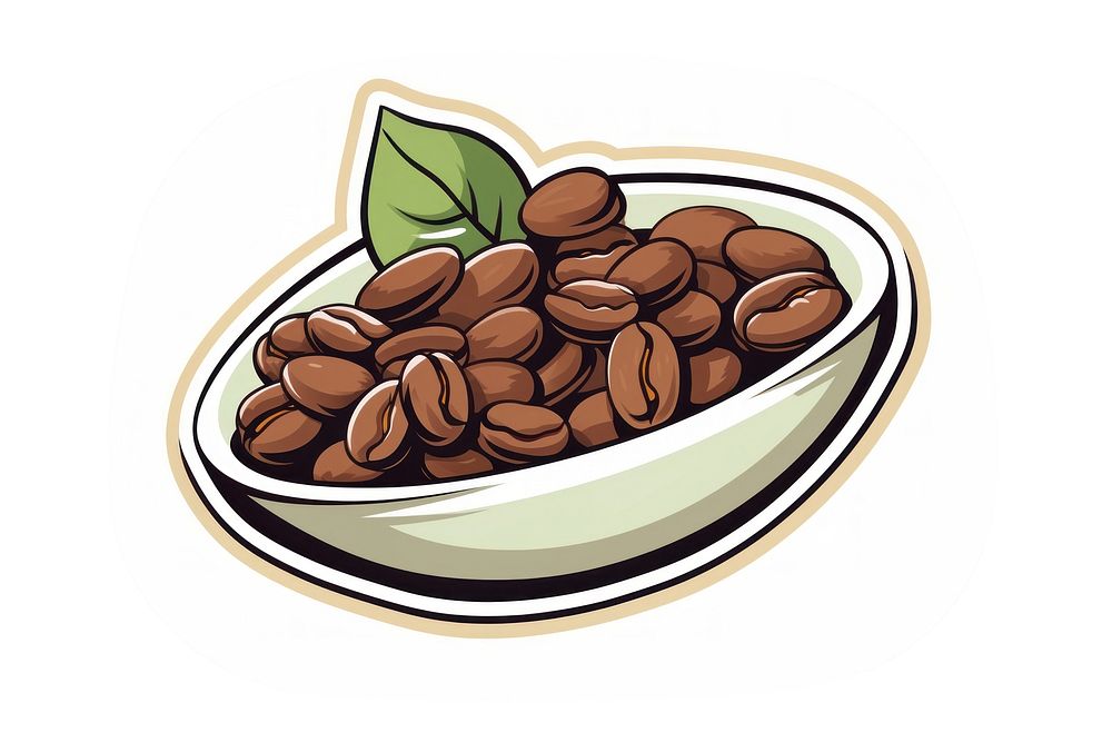 Coffee bean plant food nut. AI generated Image by rawpixel.
