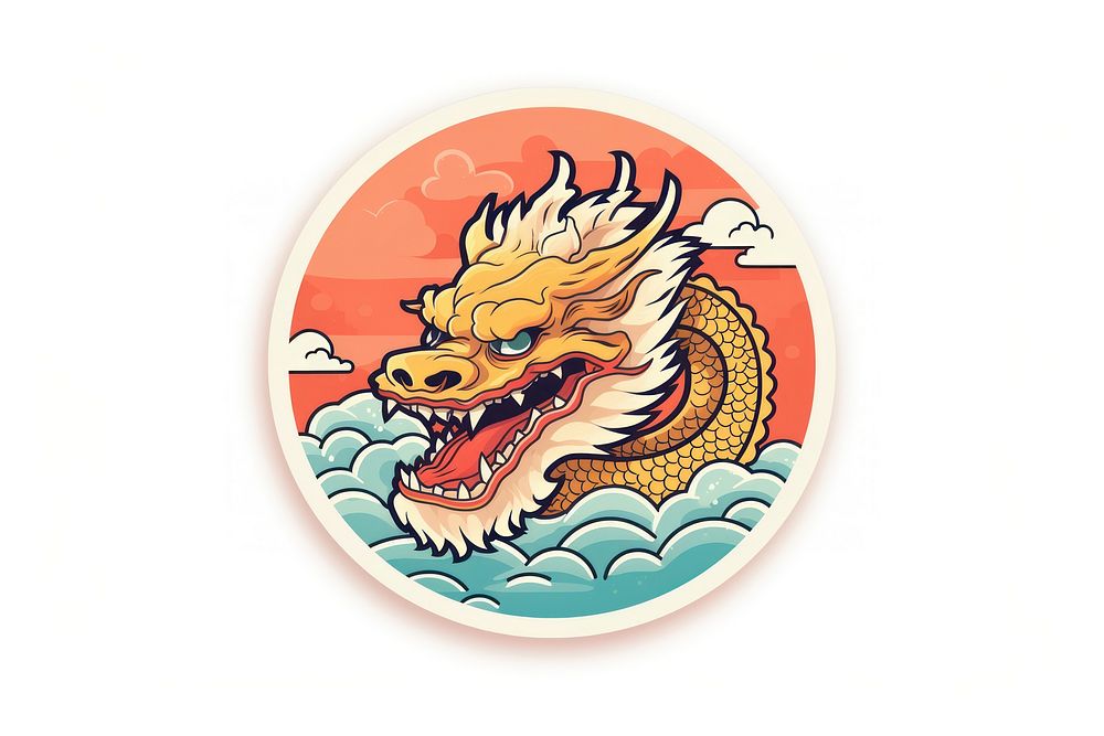 Chinese dragon art representation creativity. 