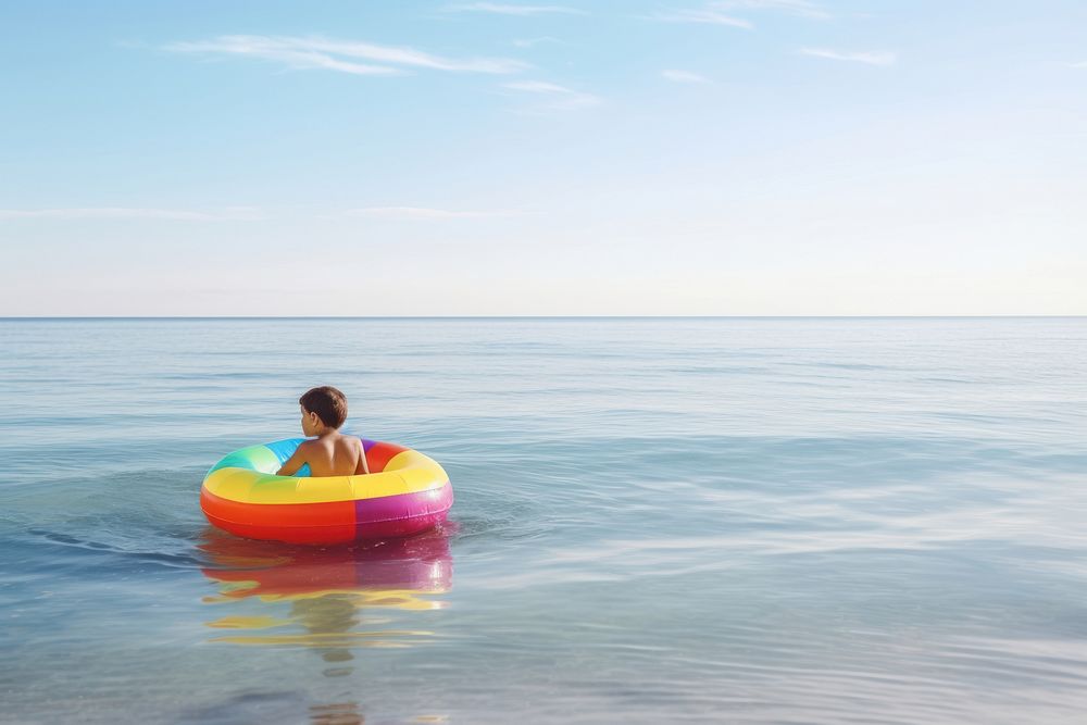 Summer swimming outdoors vacation. AI generated Image by rawpixel.