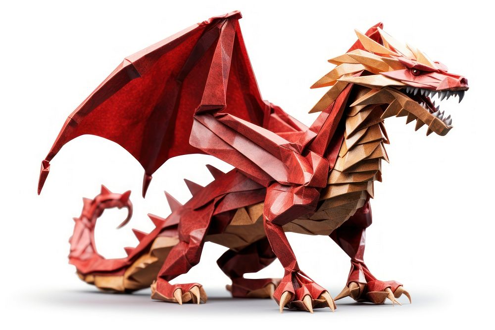 Dragon dragon white background creativity. | Free Photo Illustration ...