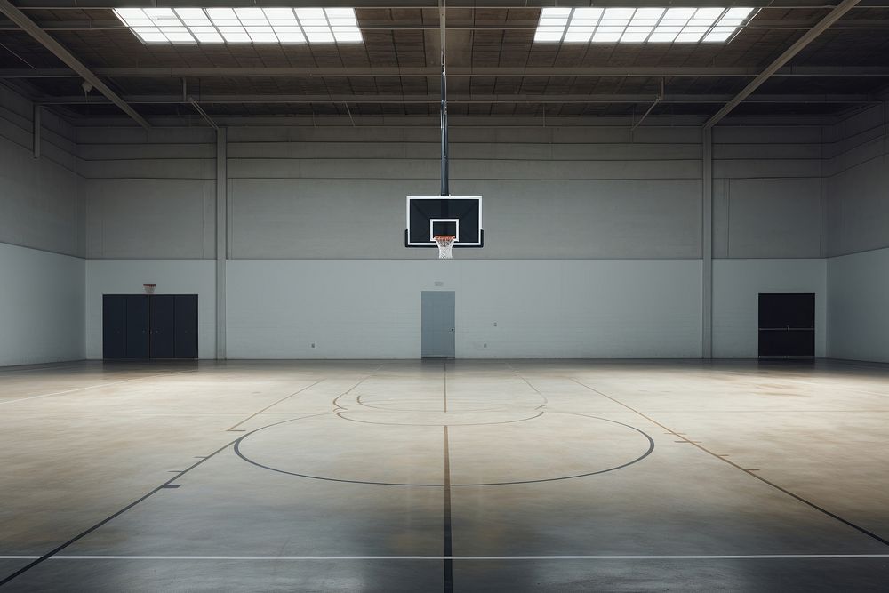 Basketball sports architecture exercising. AI generated Image by rawpixel.