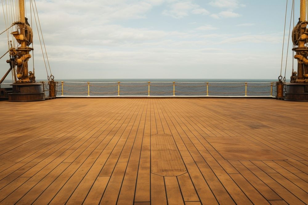 Deck architecture flooring hardwood. AI generated Image by rawpixel.