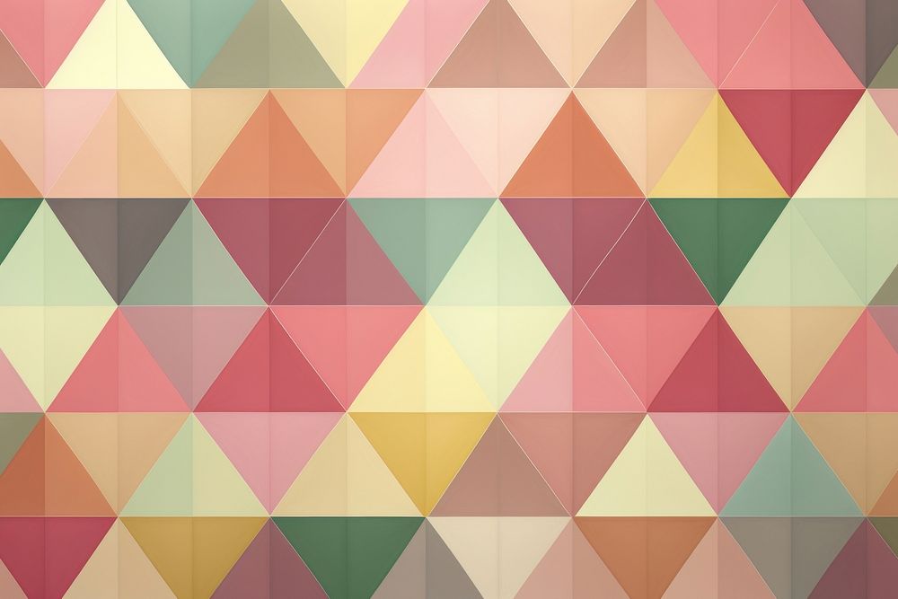 Geometric tile pattern art backgrounds repetition. AI generated Image by rawpixel.