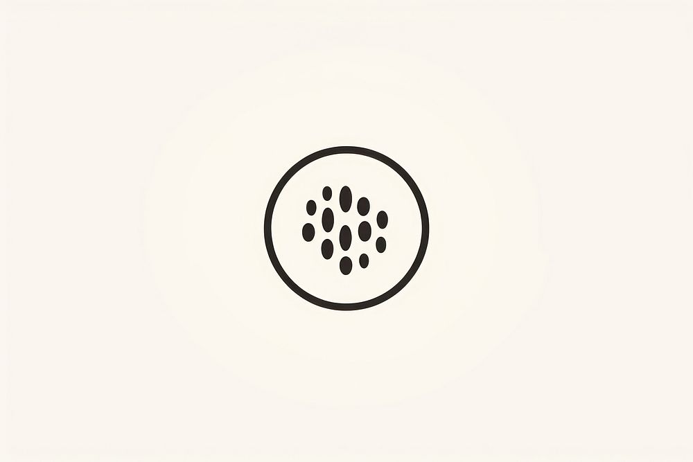 Coffee bean drain line logo. AI generated Image by rawpixel.