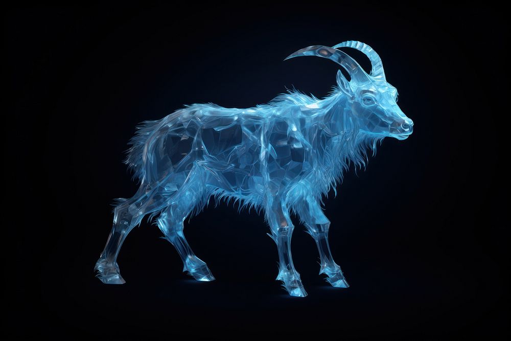Goat livestock wildlife animal. AI generated Image by rawpixel.