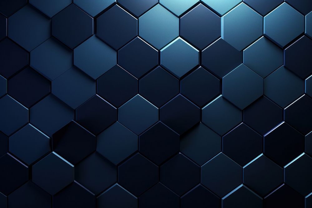 Background blue backgrounds hexagon. AI generated Image by rawpixel.