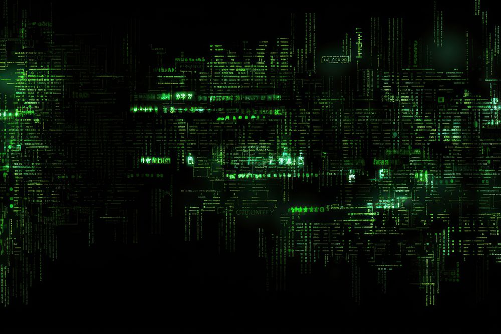 Green computer code backgrounds light black. AI generated Image by rawpixel.