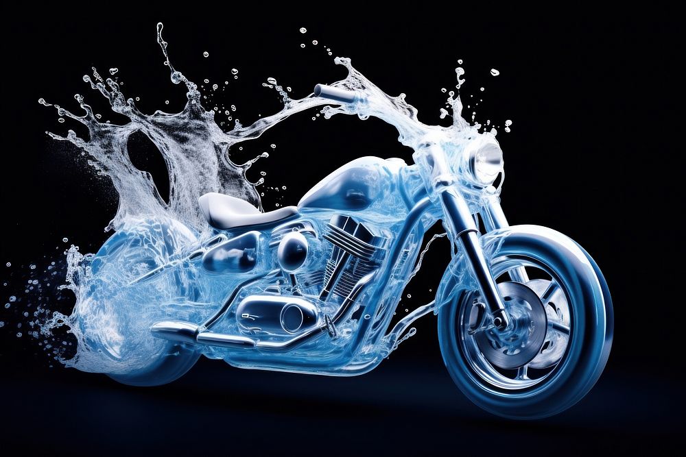Motorcycle motorcycle vehicle flowing. AI generated Image by rawpixel.