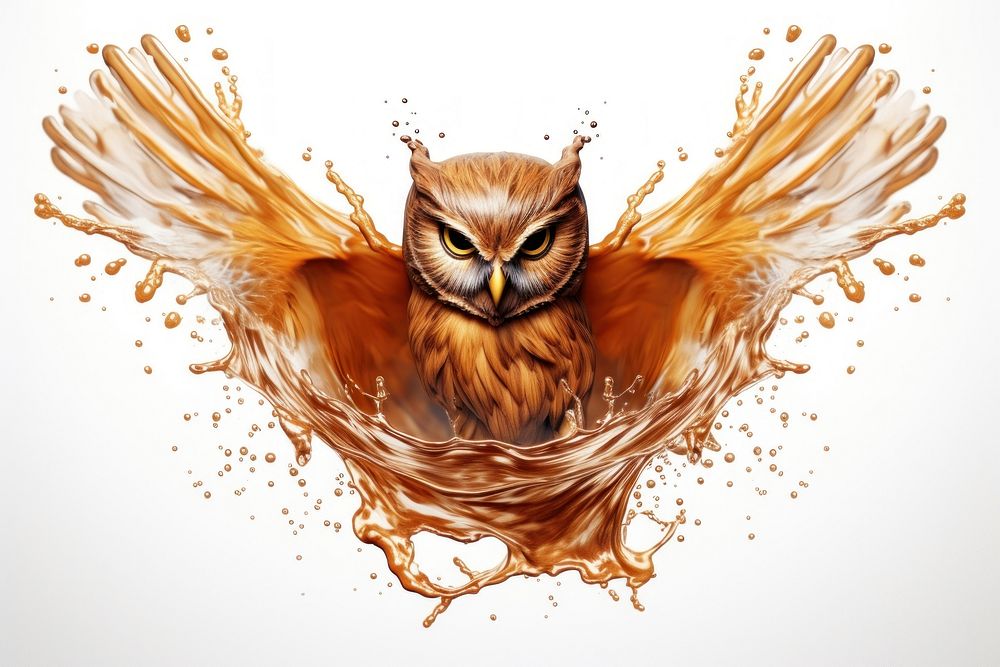 Owl owl animal bird. AI generated Image by rawpixel.