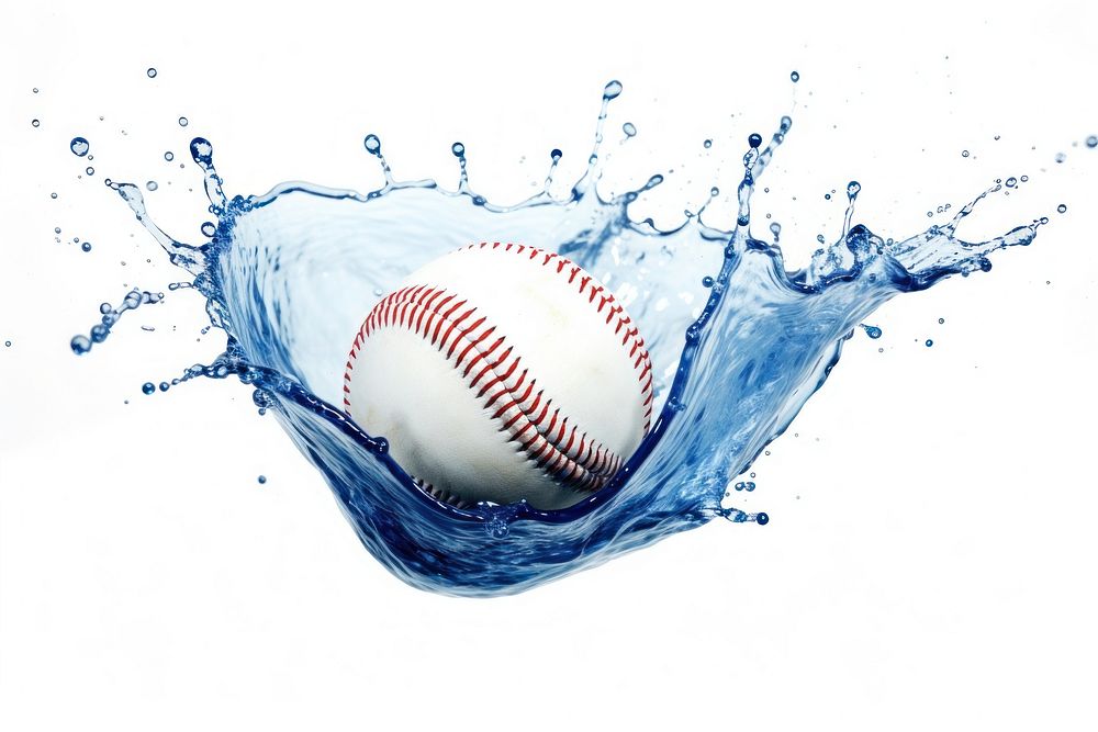 Baseball baseball sports splattered. AI generated Image by rawpixel.