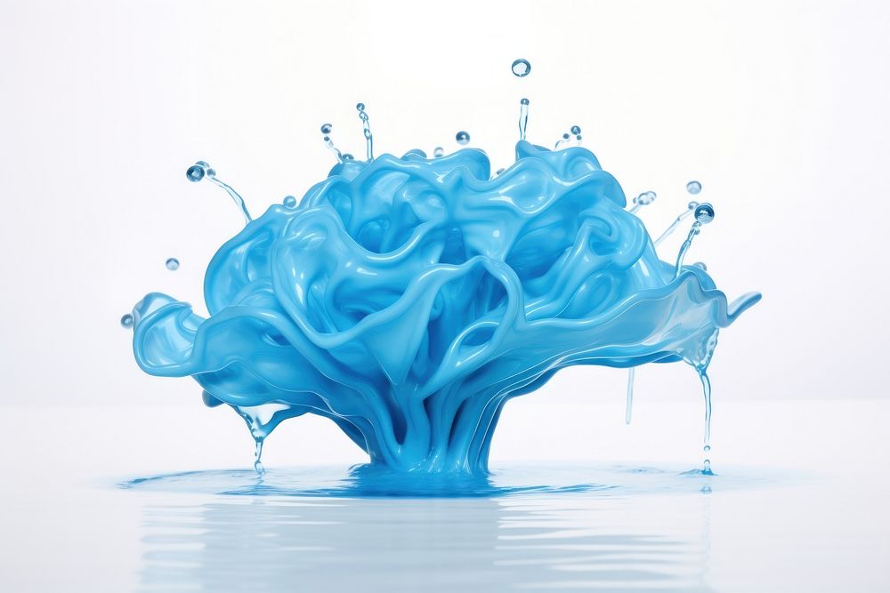 Brain nature water underwater. AI generated Image by rawpixel.