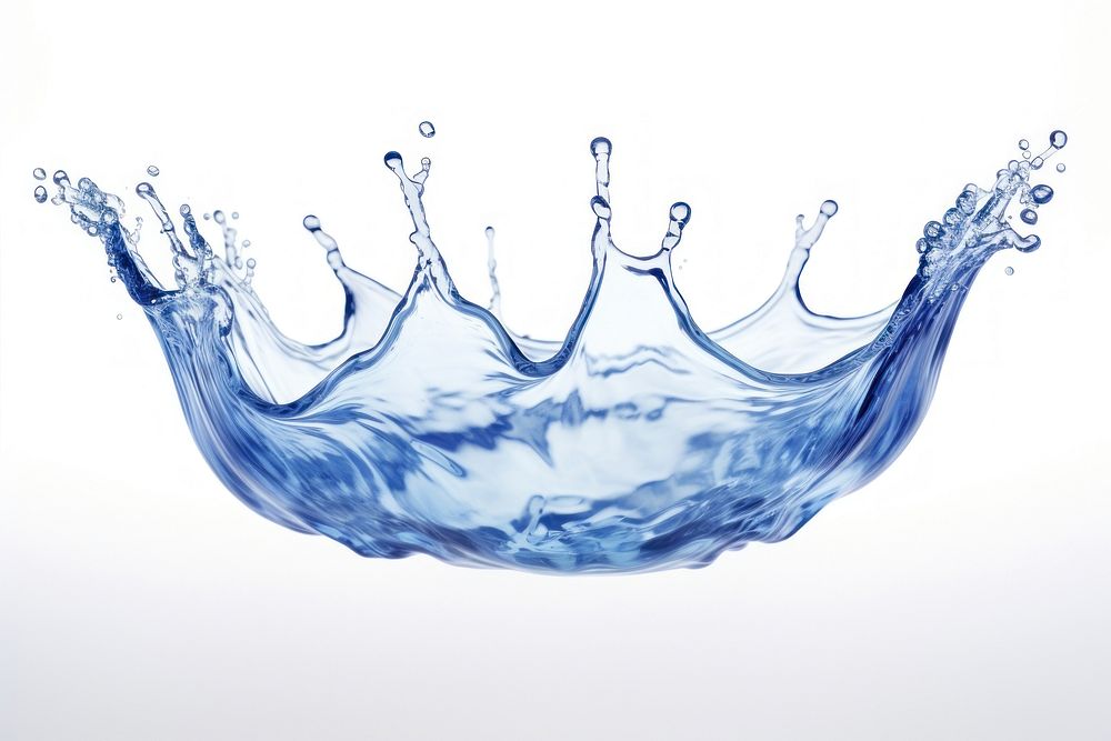 Crown crown water white background. AI generated Image by rawpixel.