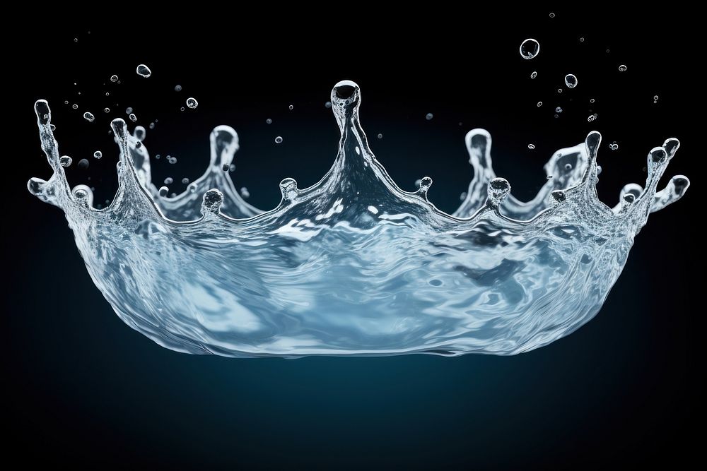 Crown crown water simplicity. AI generated Image by rawpixel.