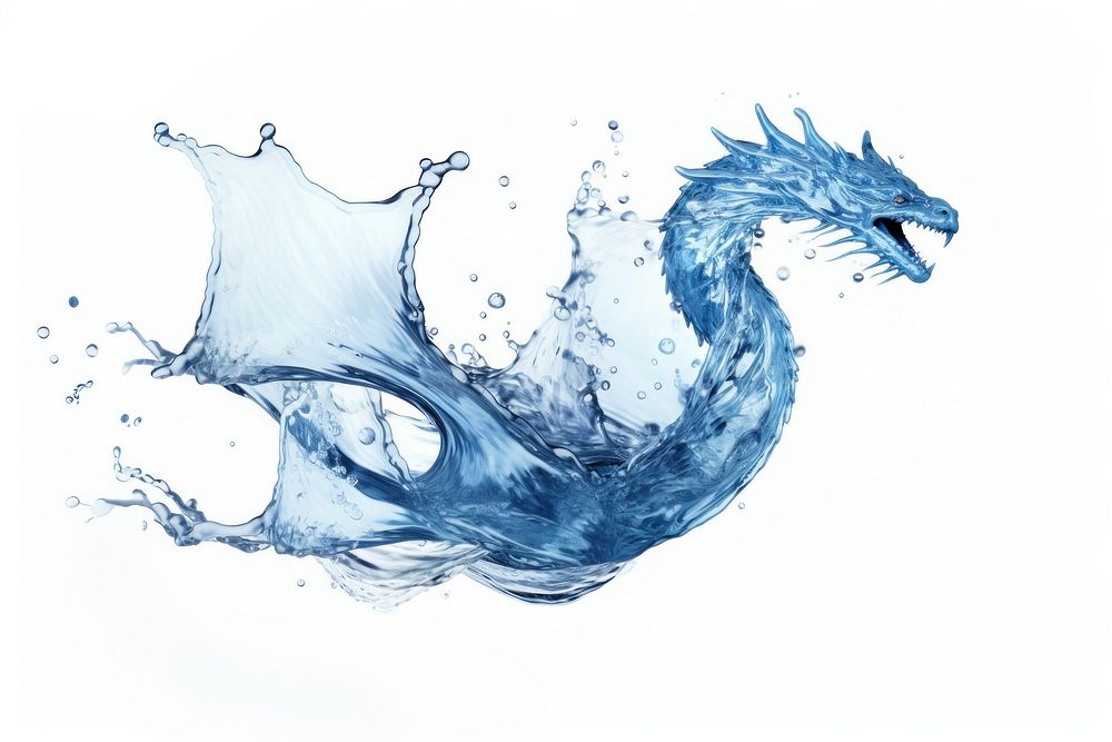 Dragon dragon animal white background. AI generated Image by rawpixel.