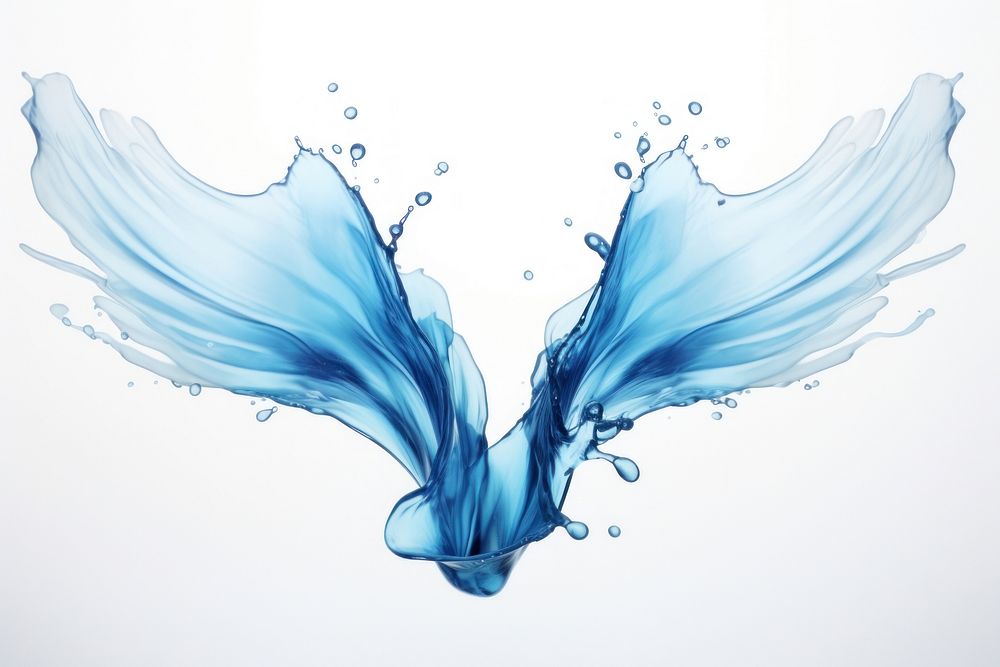 Wings flowing water simplicity. AI generated Image by rawpixel.