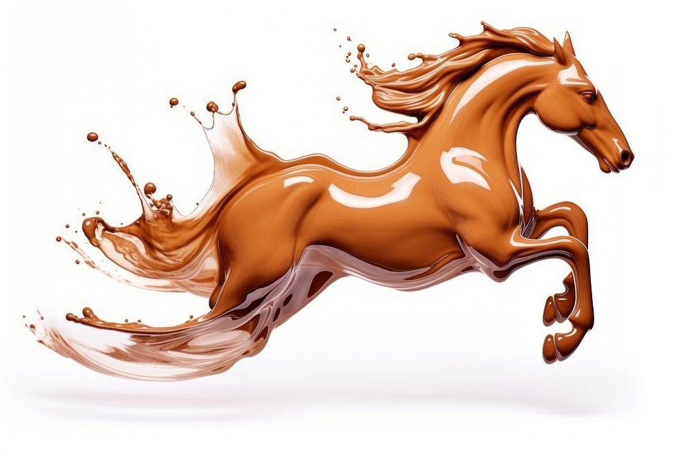 Horse horse flowing animal. AI generated Image by rawpixel.