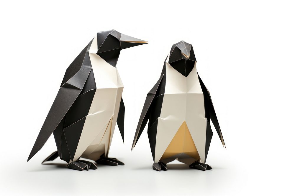 Penguin penguin origami animal. AI generated Image by rawpixel.