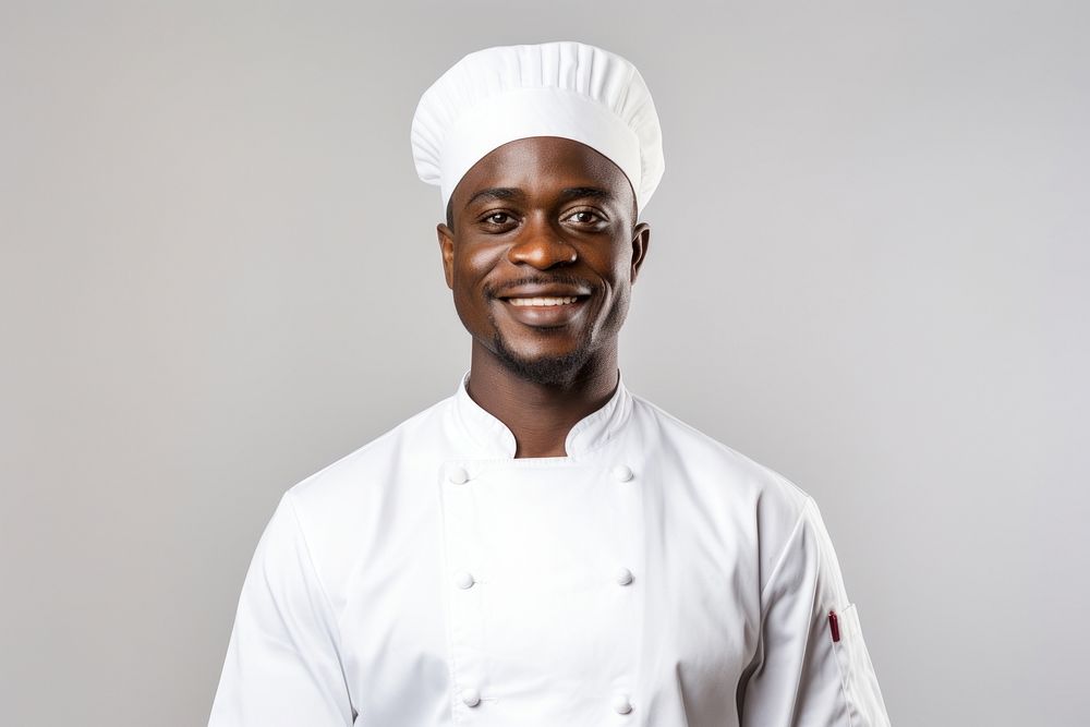 African man chef adult protection happiness. AI generated Image by rawpixel.