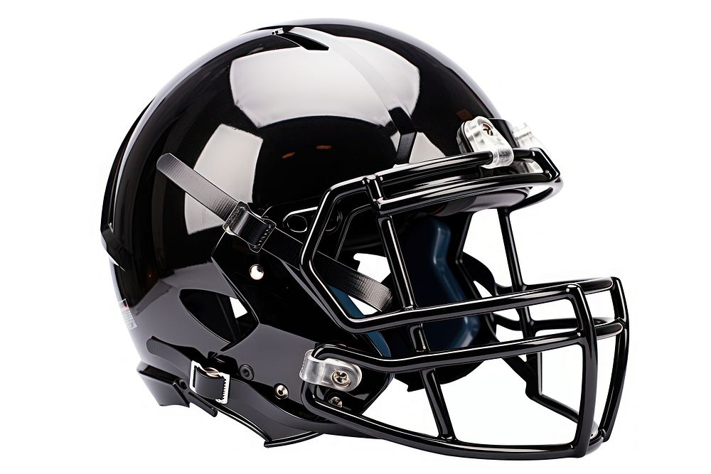 Football helmet sports white background competition. AI generated Image by rawpixel.