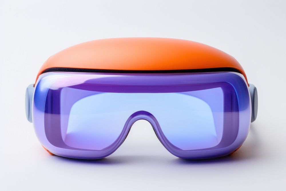 VR Glasses glasses purple blue. AI generated Image by rawpixel.