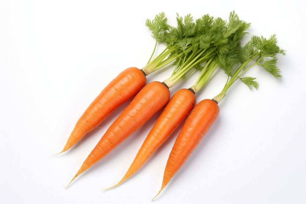 3 carrots vegetable plant food. AI generated Image by rawpixel.