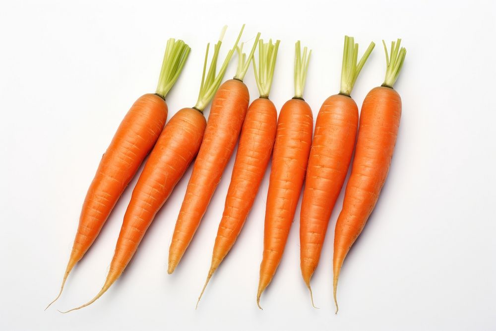 4 carrots vegetable plant food. AI generated Image by rawpixel.